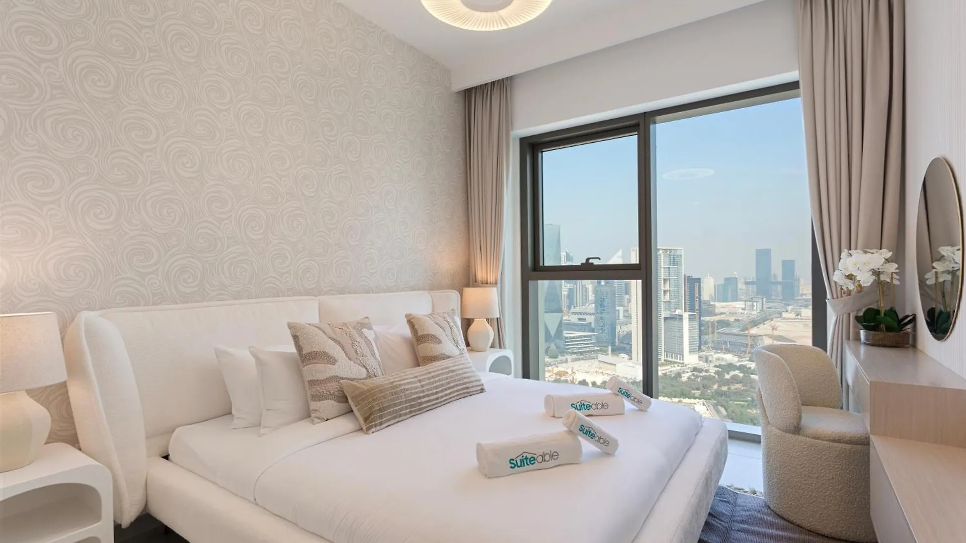 Bright And Exquisite 1-Bedroom In Downtown Views 2 Dubai Forenede Arabiske Emirater